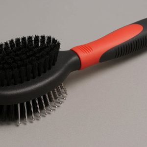 20 Bristle And Pin Dog Brush Double Sided Pet Grooming Tool For Smoothing Long Short Loose Hair Pets Coat Shine