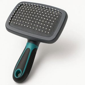 23 Slicker Pet Grooming Brush Soft Wire Bristles Protective Rubber Tips For Small Medium Dogs Cats Sensitive Skin Tool