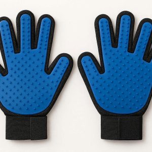 25 Pet Grooming Gloves Gentle Deshedding Massage Mitt For Dogs Cats Short Long Fur Bathing Cleaning Washing Brush 1 Pair
