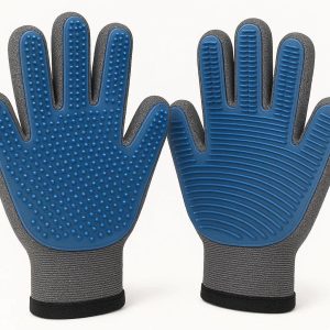 26 Upgraded Pet Hair Remover Gloves High Density Silicone Grooming Mitts For Efficient Household Deshedding Cleaning Pets 1 Pair