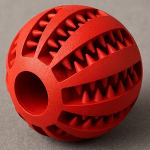 3 Tough Rubber Ball For Dogs Interactive Fetch Play Ball Toys Heavy Duty Chewing Training Ball For Aggressive Chewers
